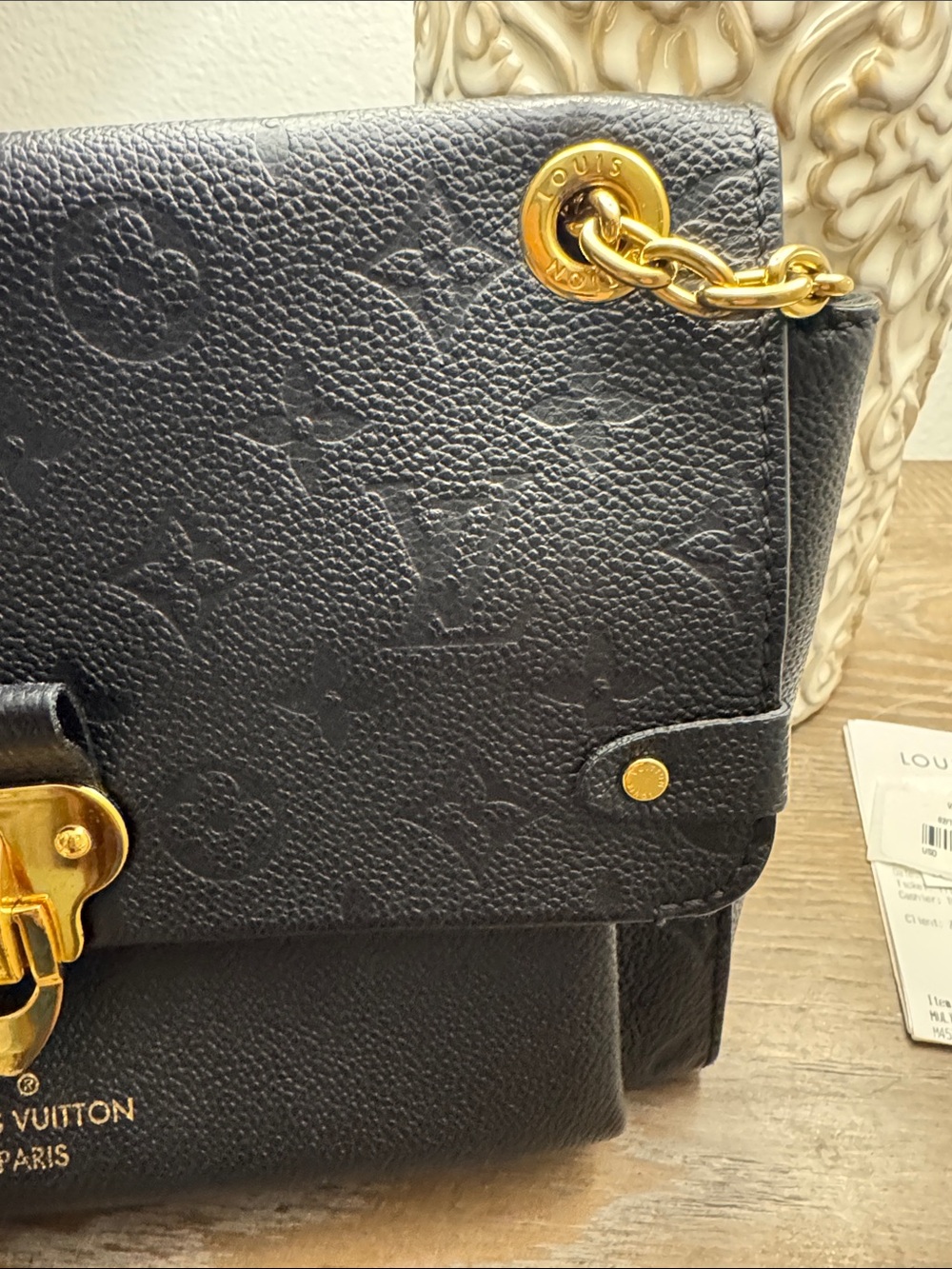 Louis Vuitton Vavin PM Monogram Empreinte Noir Black Leather Shoulder Bag - Picture 4 of 16